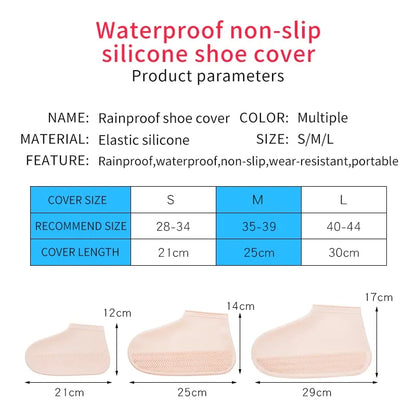 Waterdichte silicone schoenhoezen